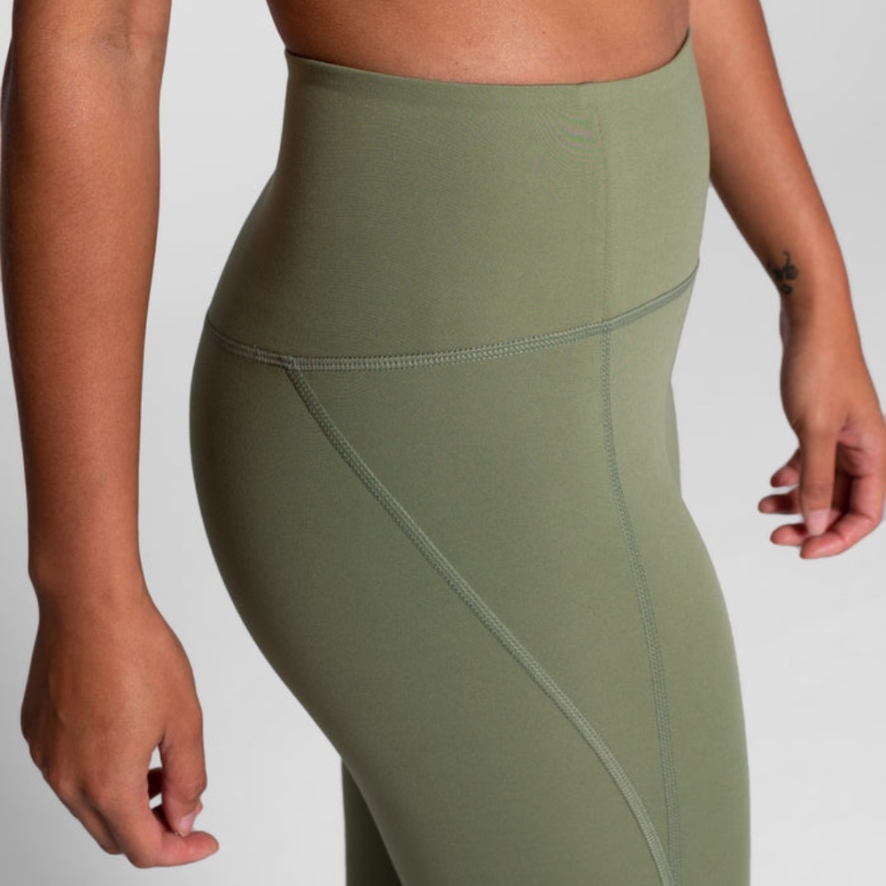 NWT GIRLFRIEND Olive Compressive High-Rise Legging - Picture 1 of 5